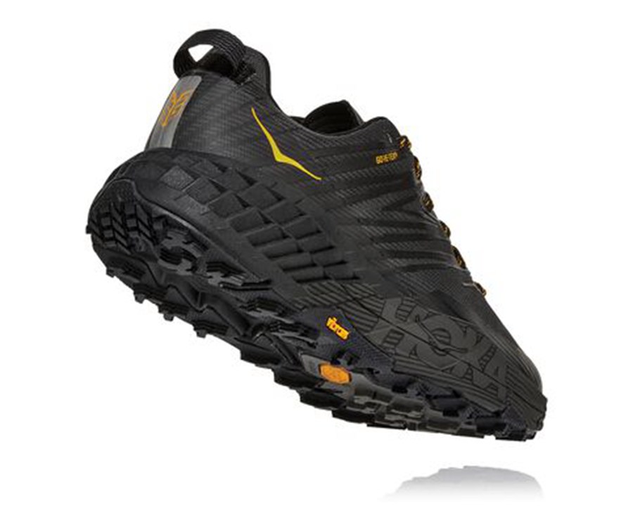 Hoka One One Trailove Tenisky Panske Čierne - Speedgoat 4 GORE-TEX - 17802-LTUC